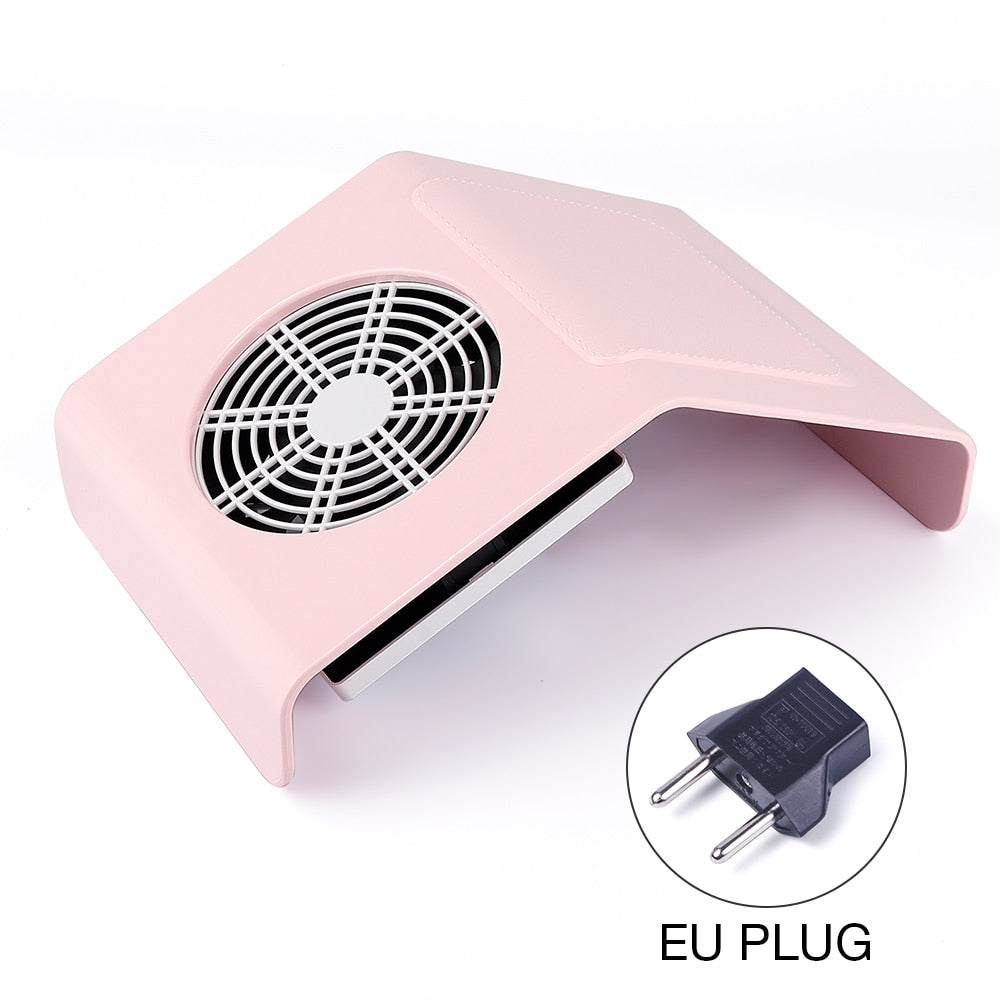 40W Nagelstaubabsaugung Staubsammler Ventilator Staubsauger Maniküre Werkzeugmaschinen Staubsammelbeutel Nail Art Maniküre Salon Werkzeuge