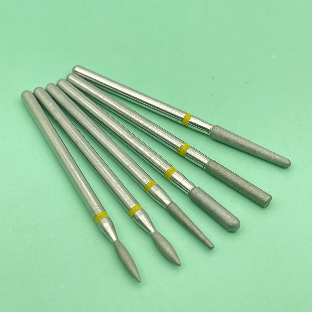 6 STÜCKE Fräser für Maniküre Diamant Keramik Nagel Bohrer Mühlen Entfernen Nagel Bit Set Gel Elektrische Maniküre Werkzeugmaschinen