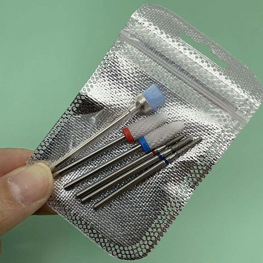 6 STÜCKE Fräser für Maniküre Diamant Keramik Nagel Bohrer Mühlen Entfernen Nagel Bit Set Gel Elektrische Maniküre Werkzeugmaschinen