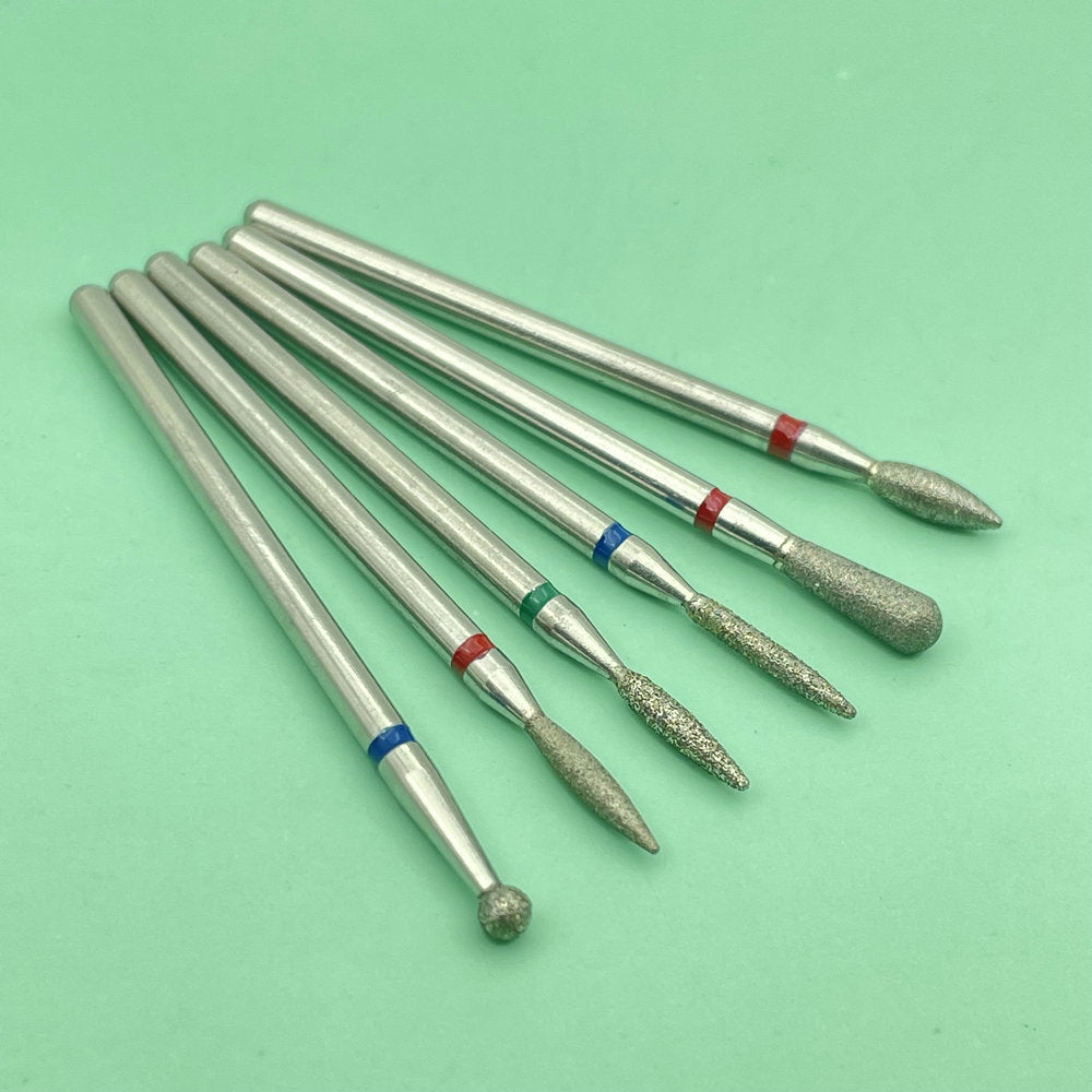 6 STÜCKE Fräser für Maniküre Diamant Keramik Nagel Bohrer Mühlen Entfernen Nagel Bit Set Gel Elektrische Maniküre Werkzeugmaschinen