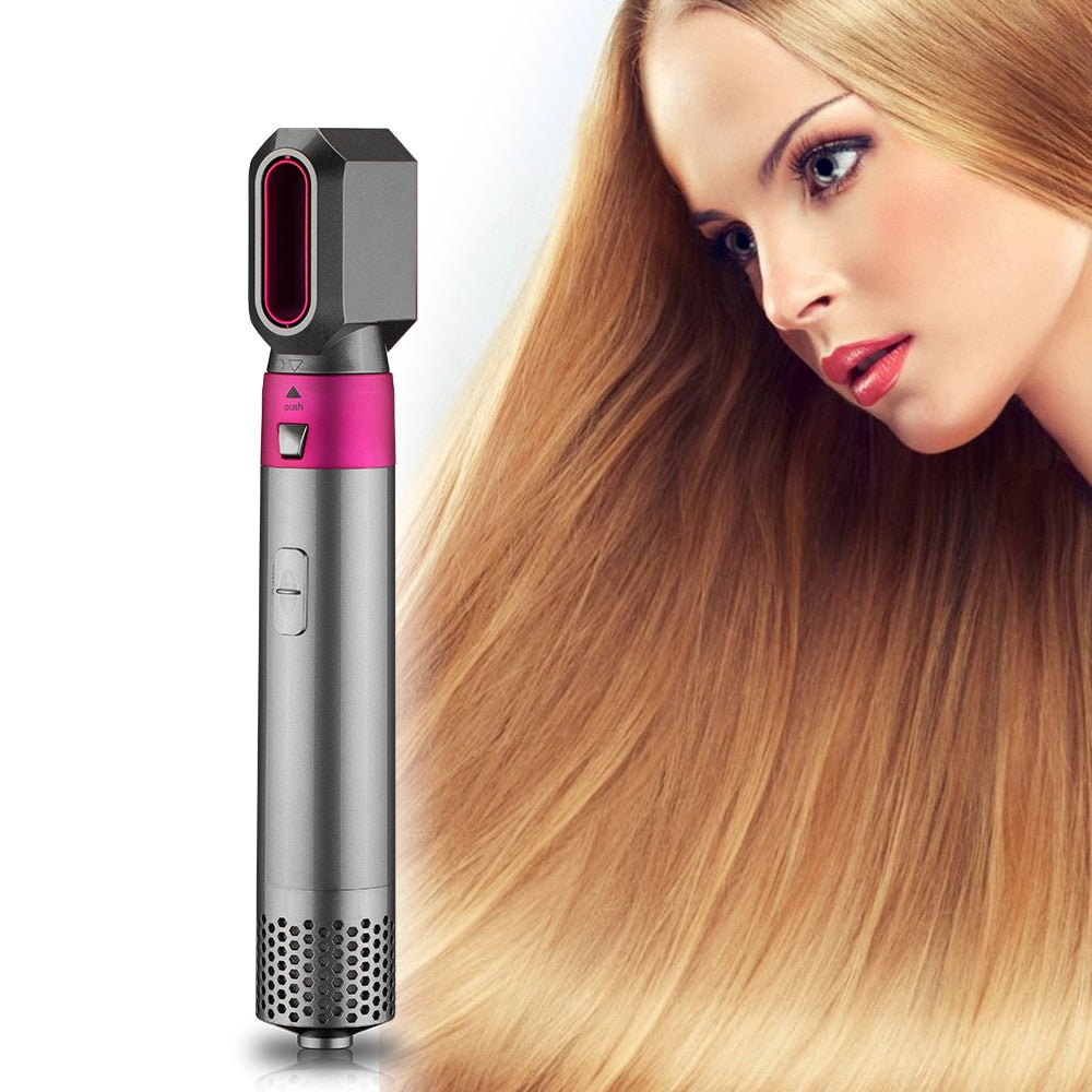 7 in 1 One Step Haartrockner & Volumizer Rotierender Haartrockner Lockenwickler Kamm Lockenbürste Haartrockner für Haarstyling-Werkzeug