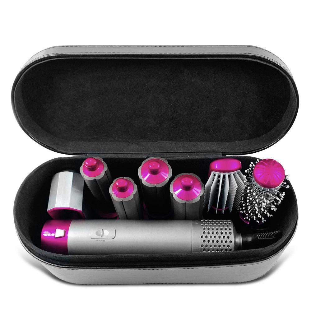 7 in 1 One Step Haartrockner & Volumizer Rotierender Haartrockner Lockenwickler Kamm Lockenbürste Haartrockner für Haarstyling-Werkzeug