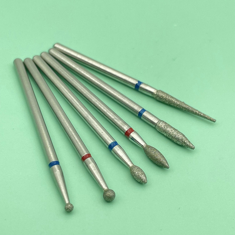 6 STÜCKE Fräser für Maniküre Diamant Keramik Nagel Bohrer Mühlen Entfernen Nagel Bit Set Gel Elektrische Maniküre Werkzeugmaschinen
