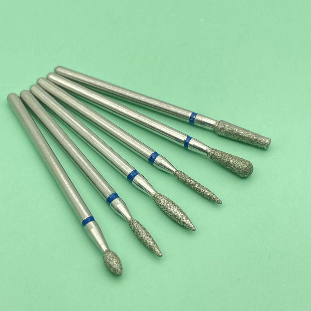 6 STÜCKE Fräser für Maniküre Diamant Keramik Nagel Bohrer Mühlen Entfernen Nagel Bit Set Gel Elektrische Maniküre Werkzeugmaschinen