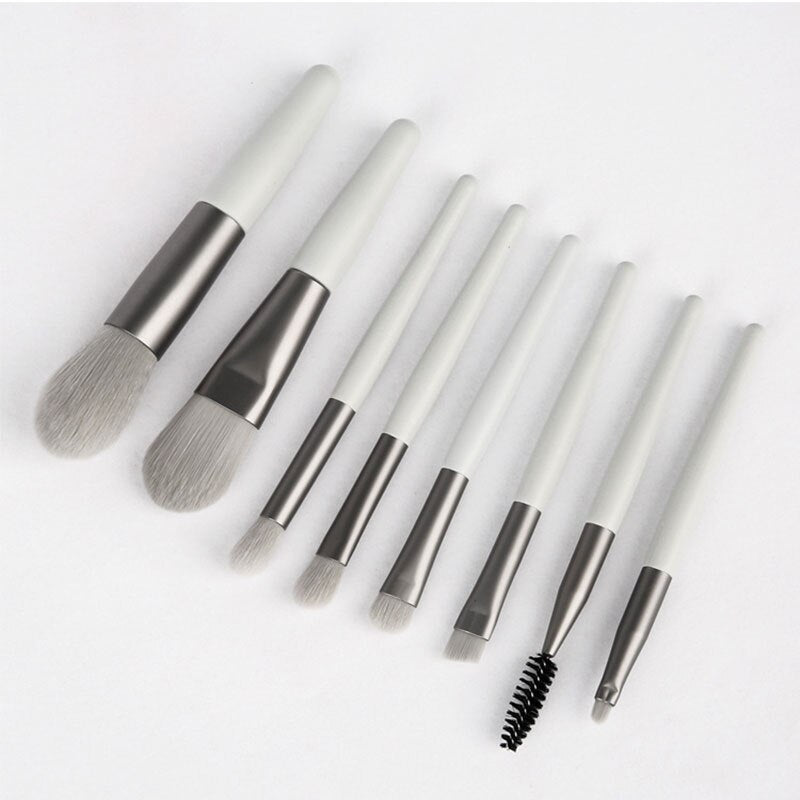 8-teiliges professionelles Make-up-Pinsel-Set, weiche, flauschige Haarbürsten, Lidschatten-Grundlage, Blush Blending, Schönheitskosmetik, Make-up-Werkzeuge
