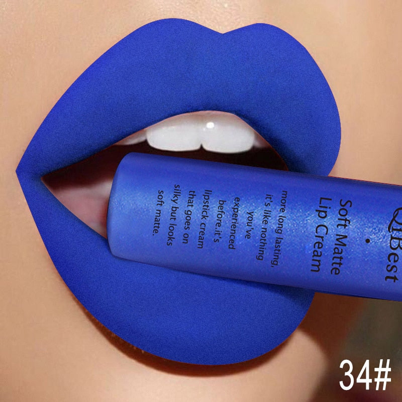 Blue deals matte lipstick